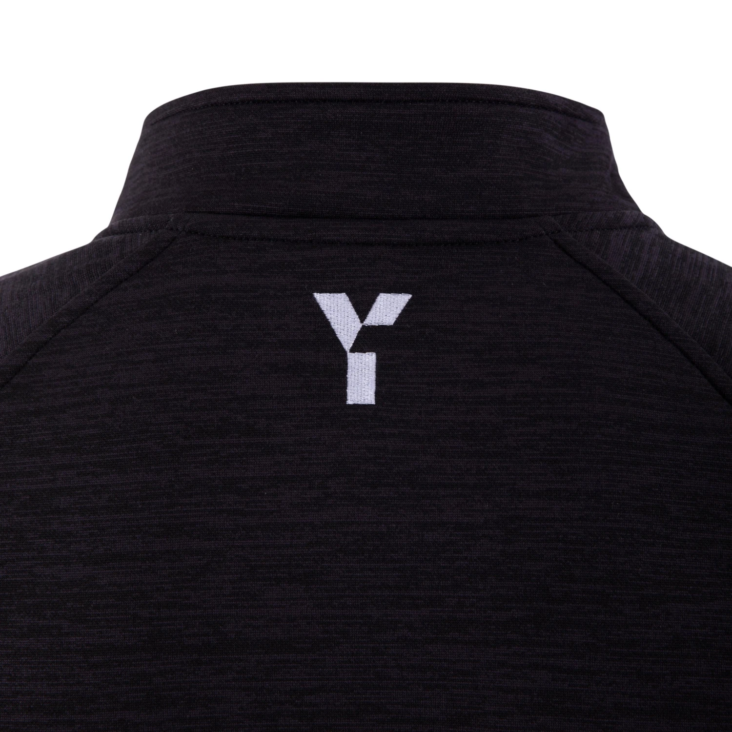 Padel4All Eastbourne - Fugi Quarter Zip Unisex Black Melange - Image 4