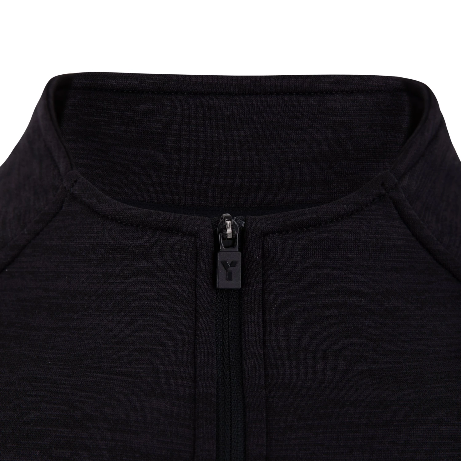 Buckingham HC - Fugi Quarter Zip Unisex Black Melange - Image 3
