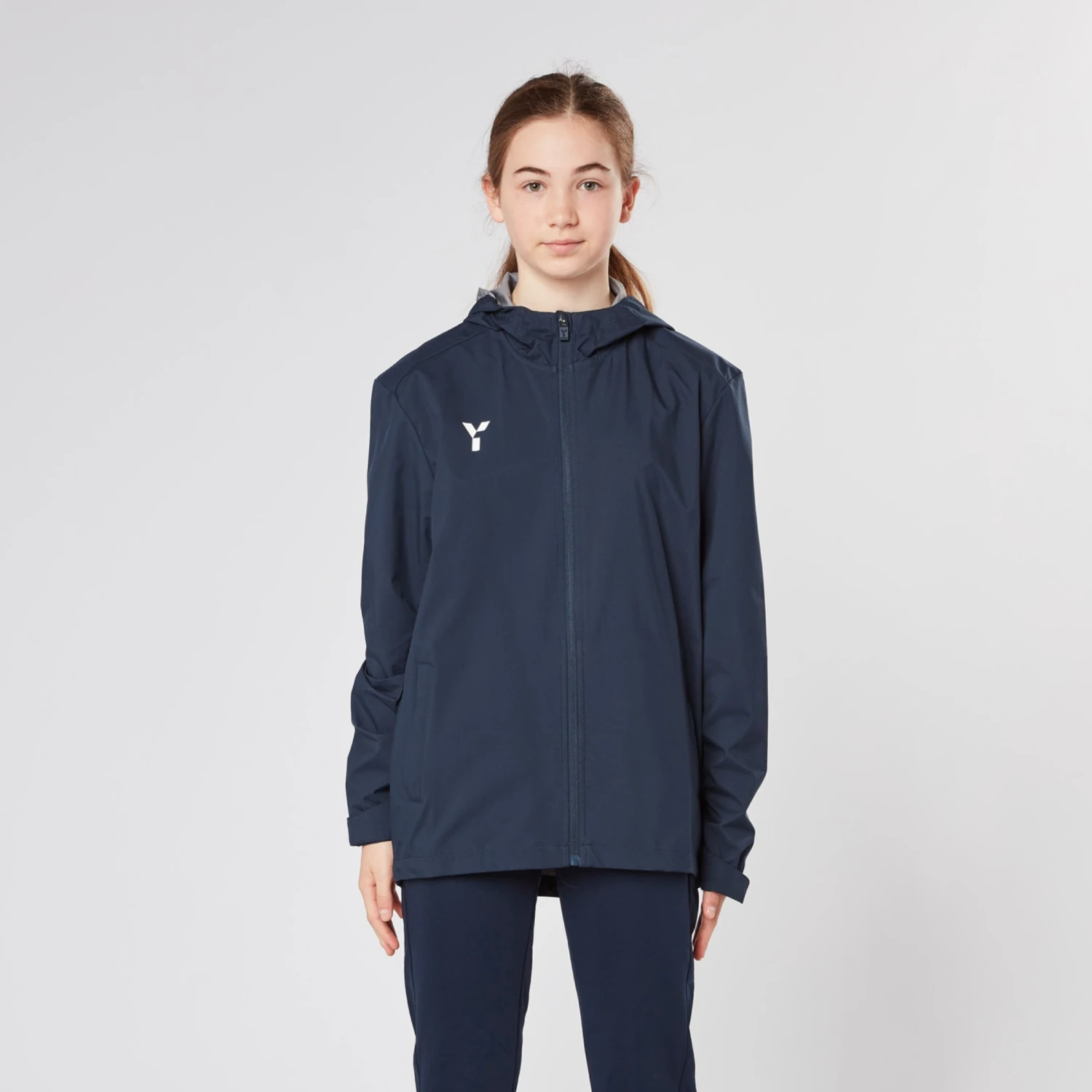 Padel4All Eastbourne - Raincoat Unisex Black - Image 4