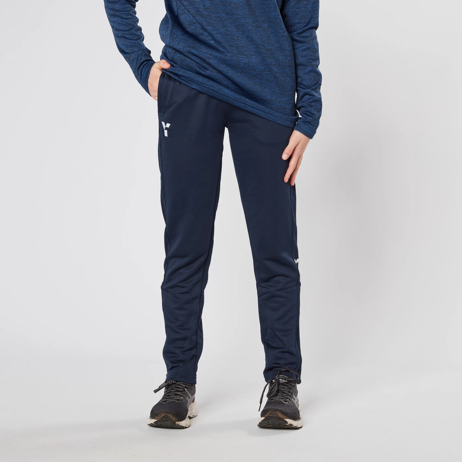 Tracksuit Bottoms Junior Unisex Navy - Image 4
