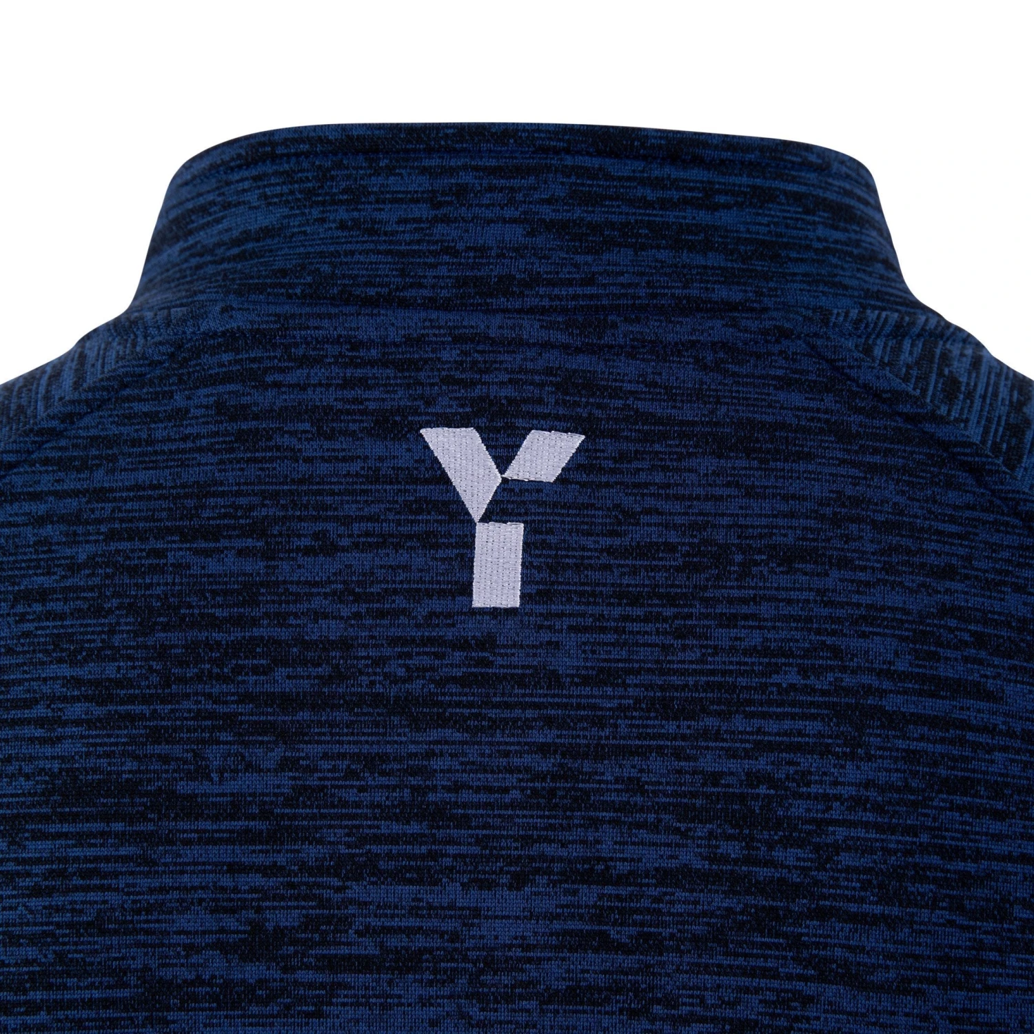 Ashford HC - Fugi Quarter Zip Unisex Navy Melange - Image 4