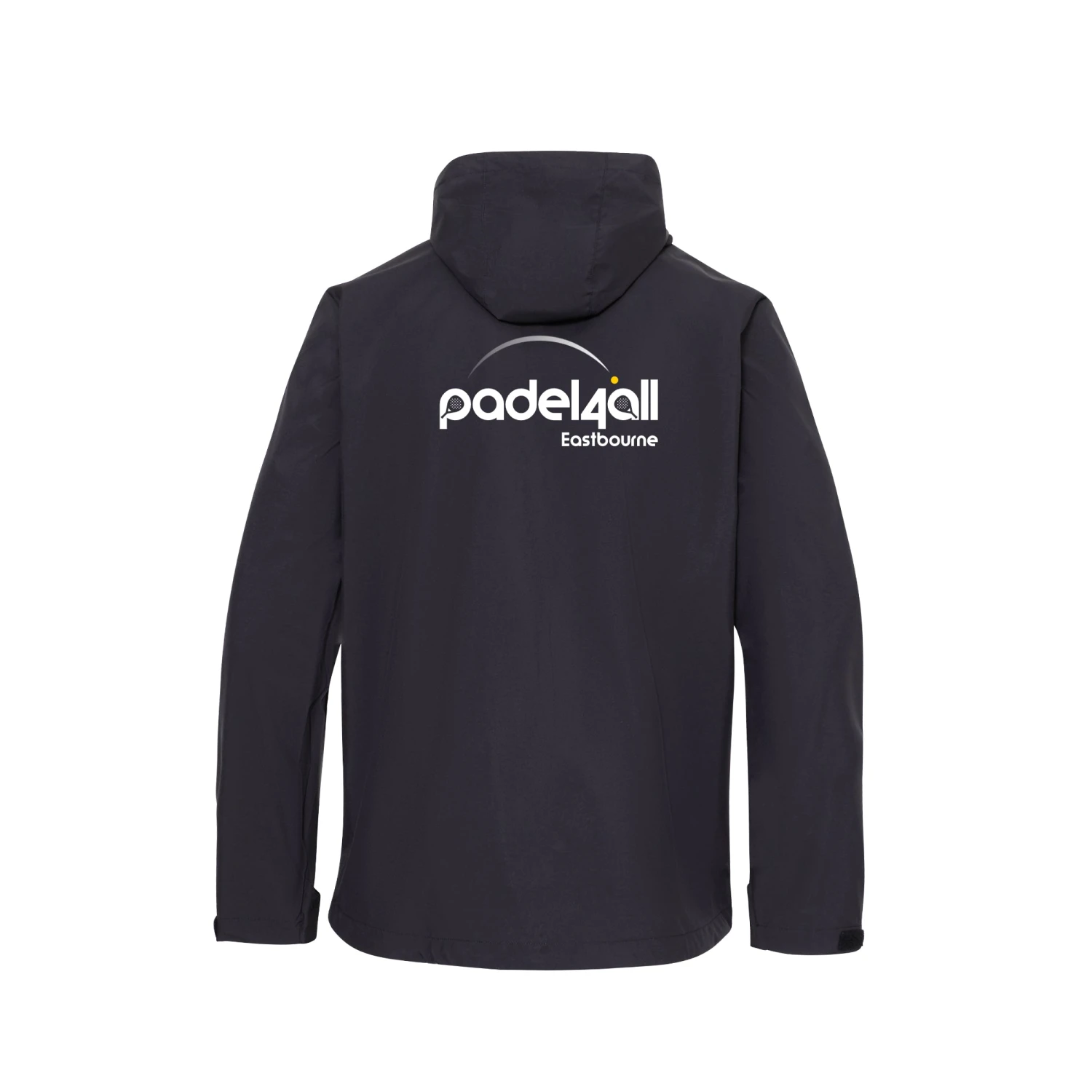 Padel4All Eastbourne - Raincoat Unisex Black - Image 2
