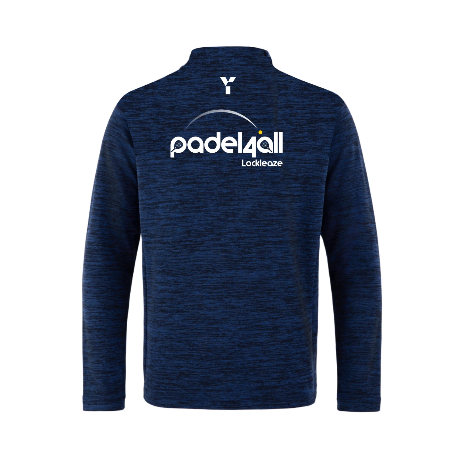 Padel4All Lockleaze - Fugi Quarter Zip Unisex Navy Melange - Image 2