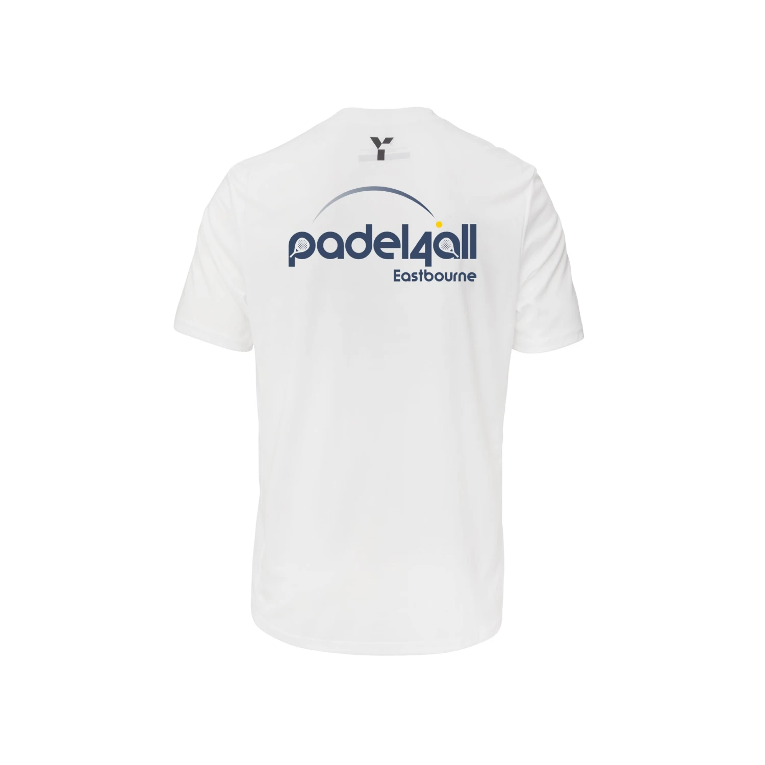 Padel4All Eastbourne - Short Sleeve Training Top Men's White - Image 2