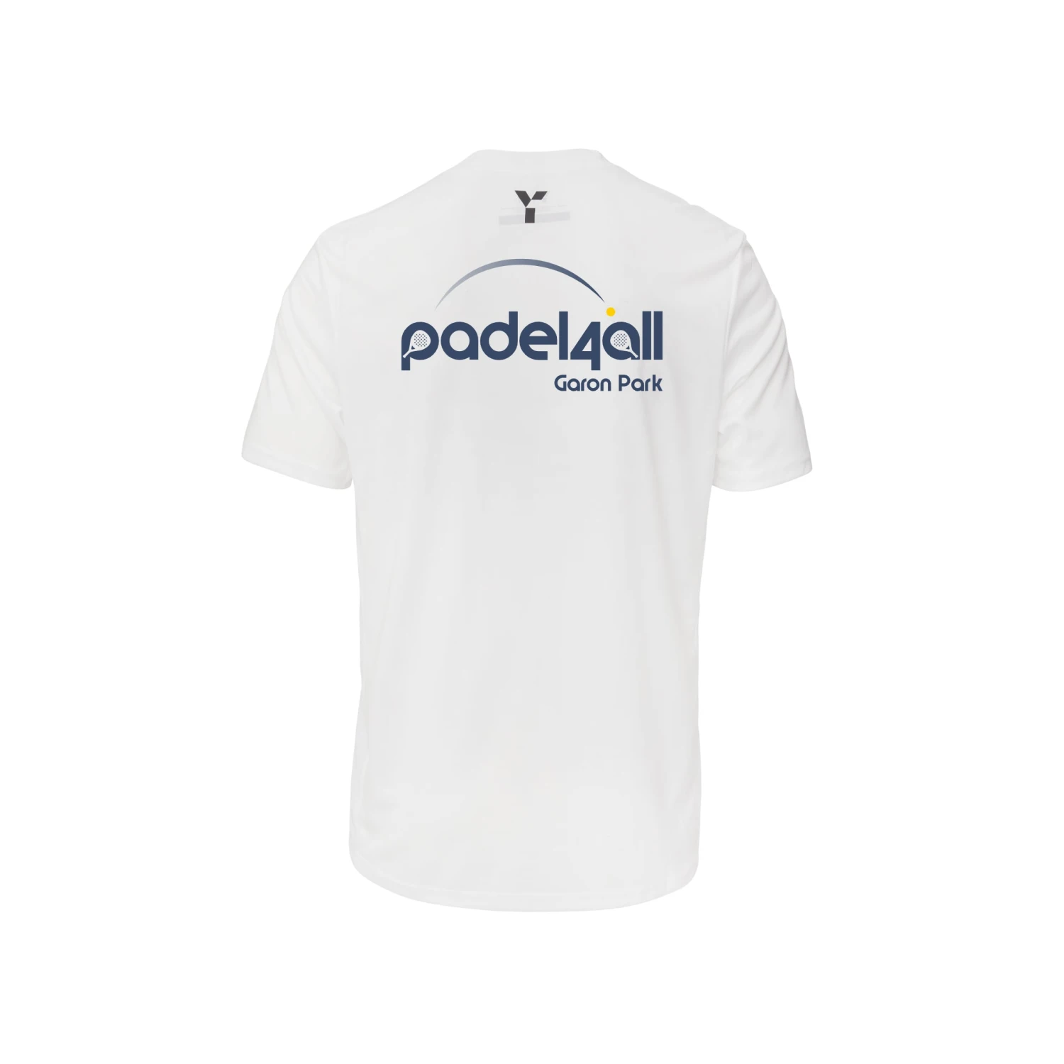 Padel4All Garon Park - Short Sleeve Training Top Men's White - Image 2