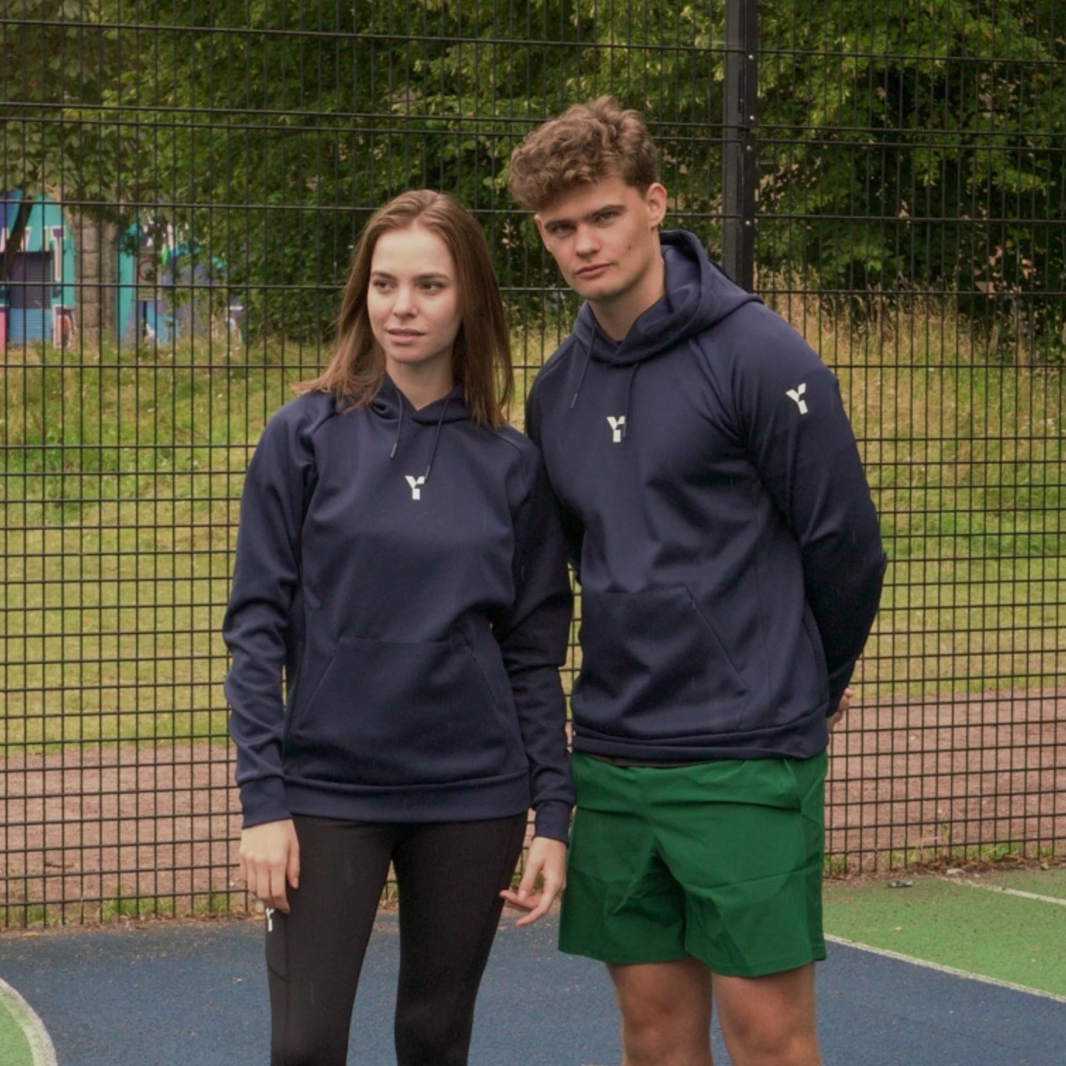 Padel4All Garon Park - Performance Hoody Unisex Navy - Image 5