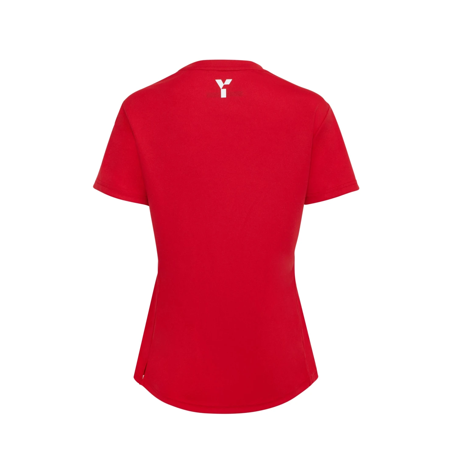 Short Sleeve Training Top Womens Red - Image 2